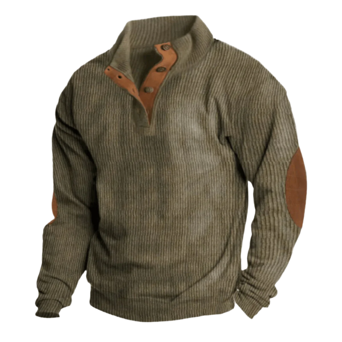 Ethan® | Ribbed Button Sweater