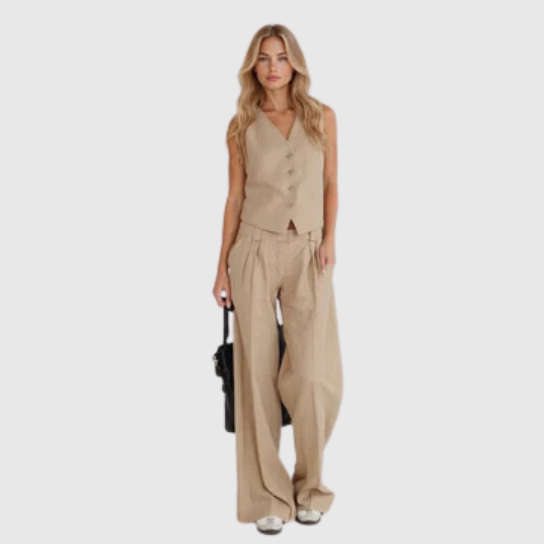 ANITA | VEST & TAILORED TROUSERS SET