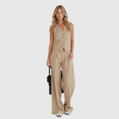ANITA | VEST & TAILORED TROUSERS SET
