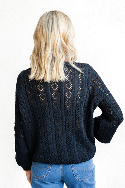 Lacey | Lace Knit Sweater