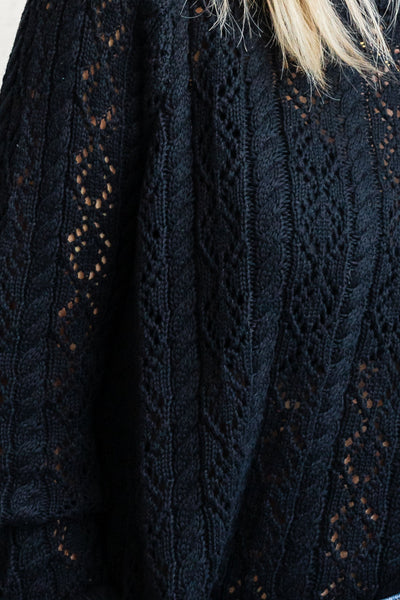 Lacey | Lace Knit Sweater