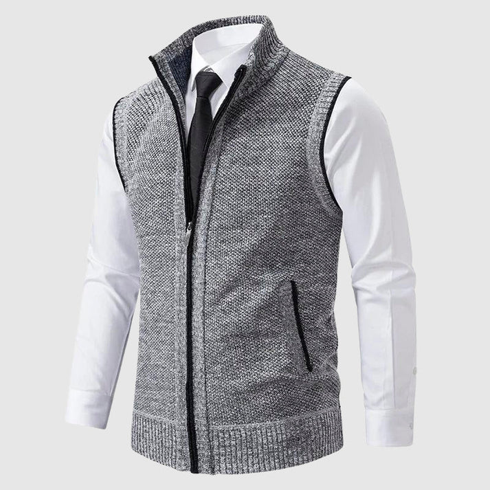 Finn - Knitted waistcoat for men