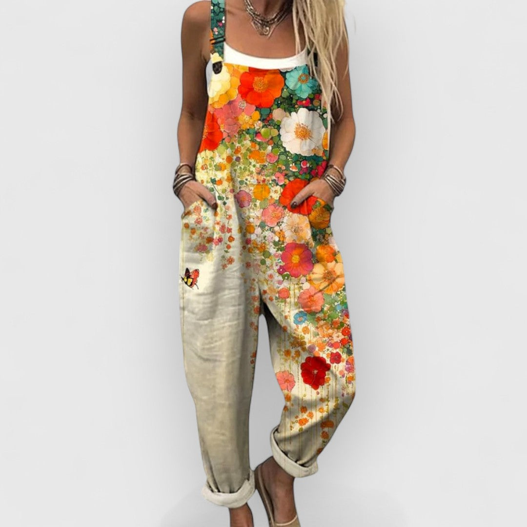 Ester | Unique Vintage Floral Jumpsuit