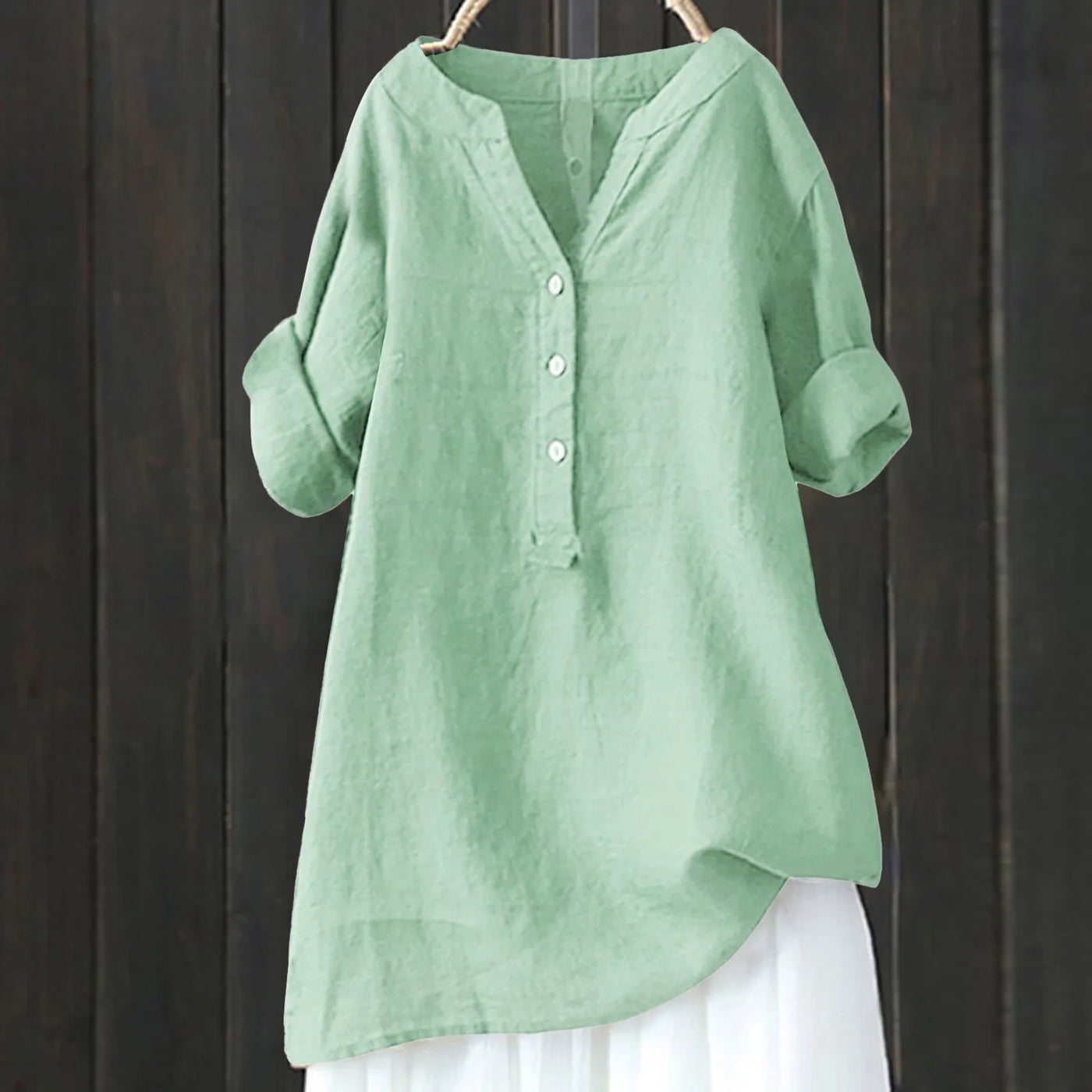 Everlinen™ - Linen Blouse – Comfort and Elegance