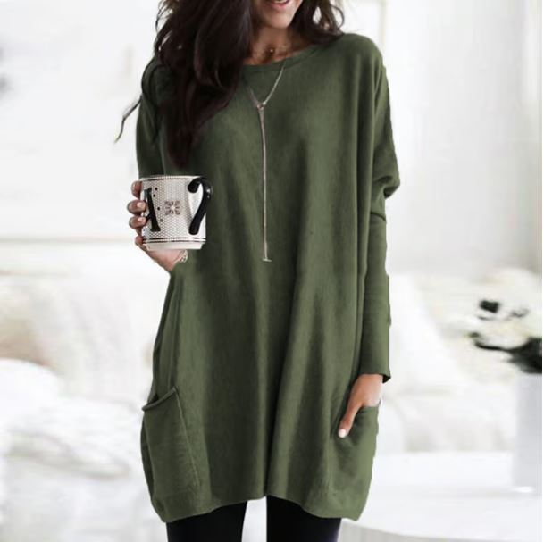 Leah™ | Casual Pocket Top